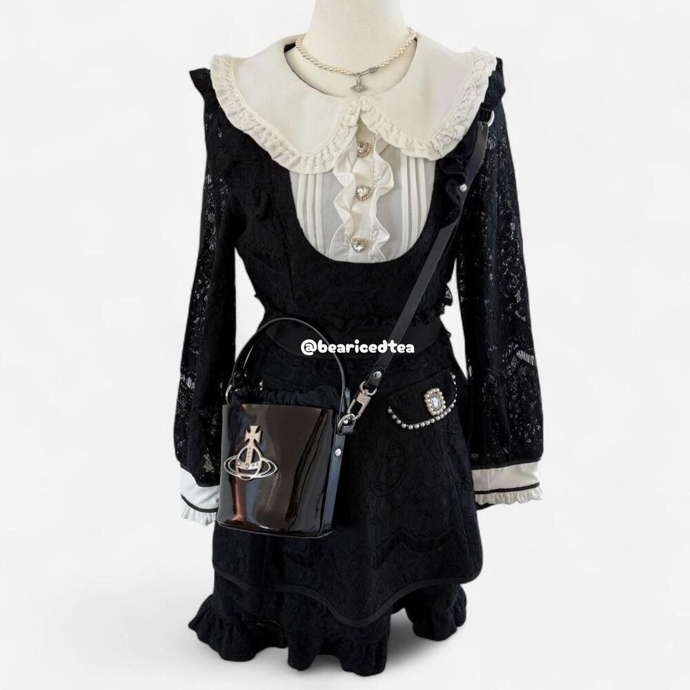 Liz-lisa Women's Black Dress